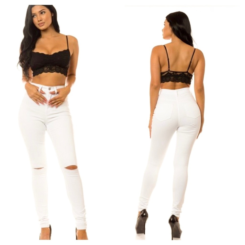 High waist jeans